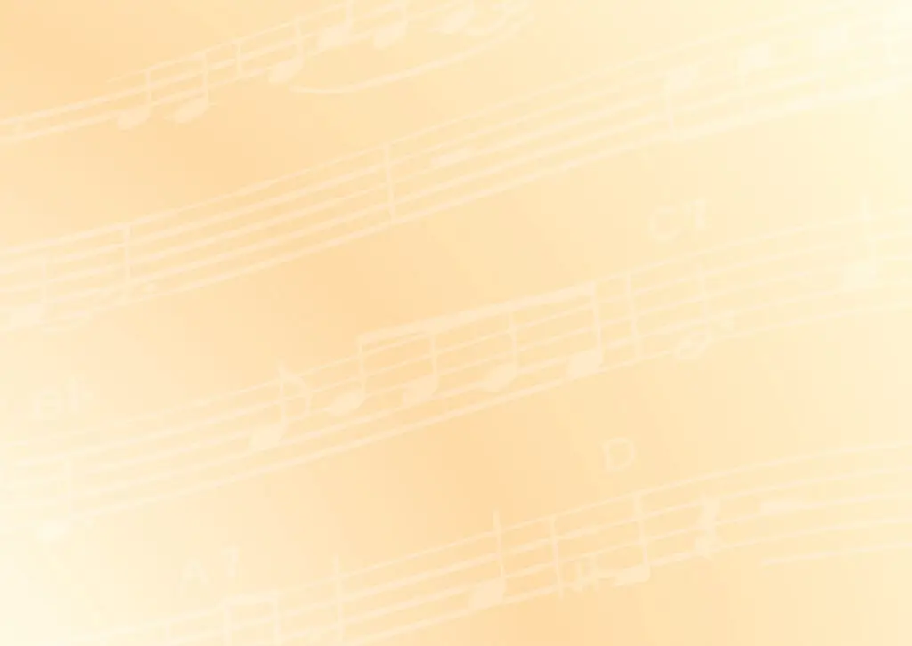 Notenblatt Hintergrund der Musikschule Ohrwurm
